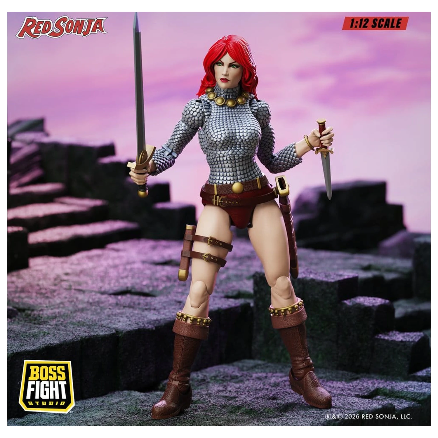 Red Sonja Epic H.A.C.K.S. Figurina de actiune 1/12 Scale Immortal Red Sonja poza produsului