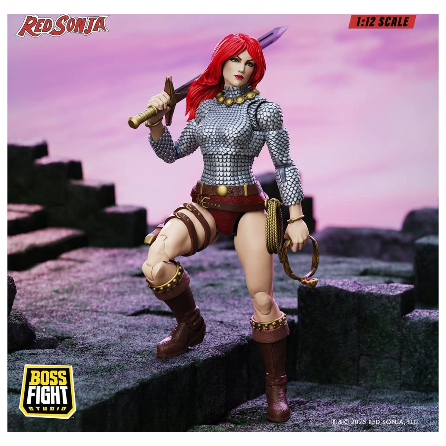 Red Sonja Epic H.A.C.K.S. Figurina de actiune 1/12 Scale Immortal Red Sonja poza produsului