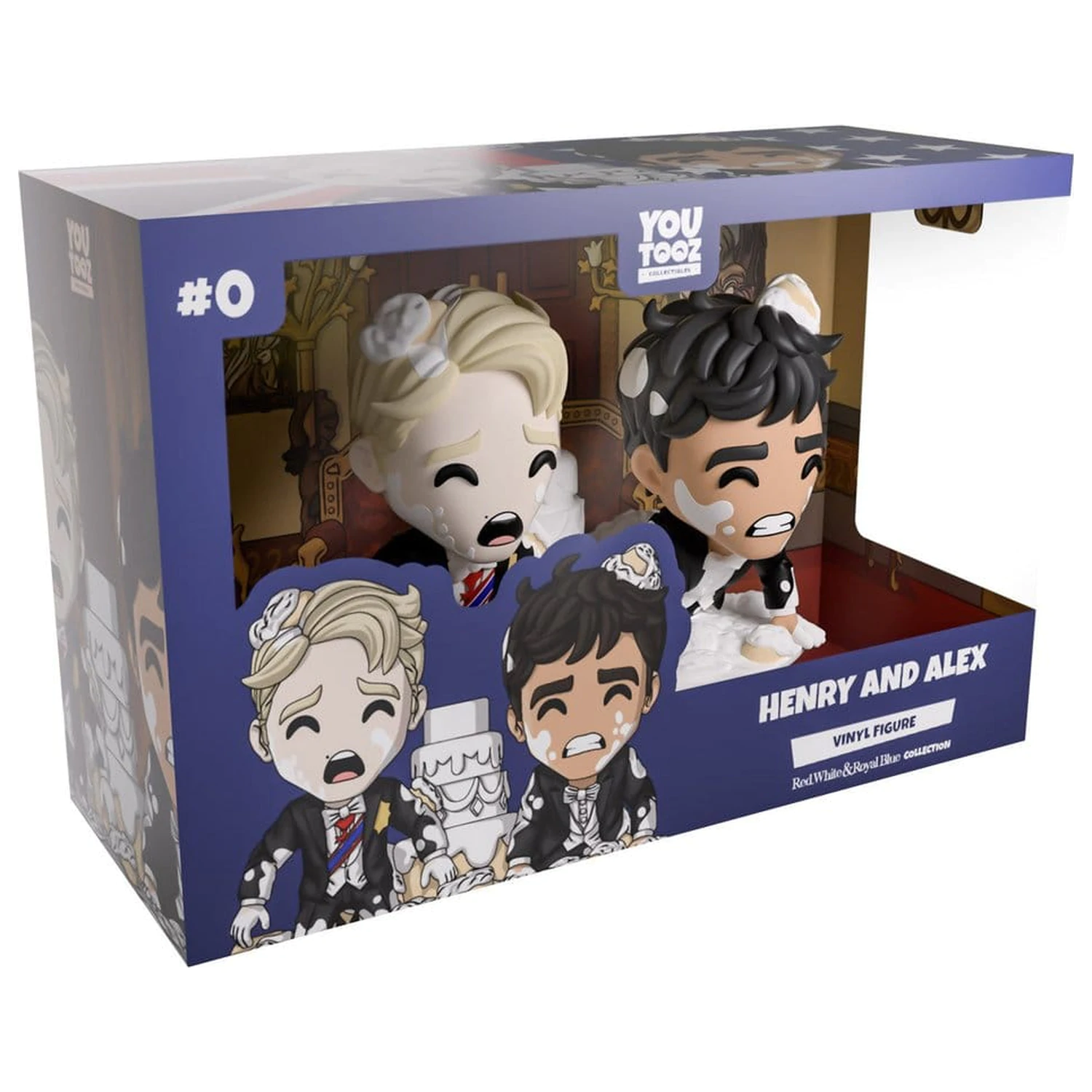 Figurina de vinil Red, White & Royal Blue Henry Si Alex 11 cm poza produsului