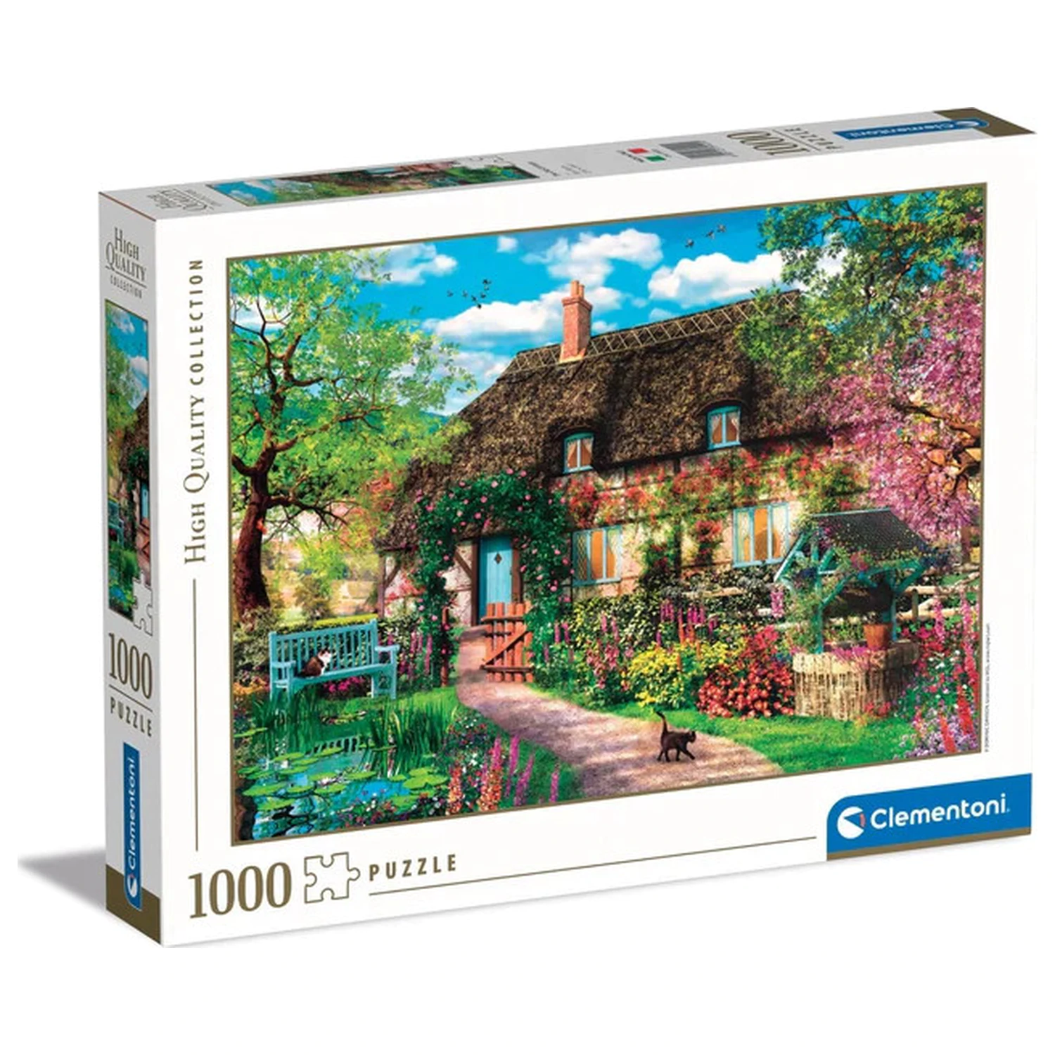 Old Cottage Secret Garden 1000-piese puzzle poza produsului