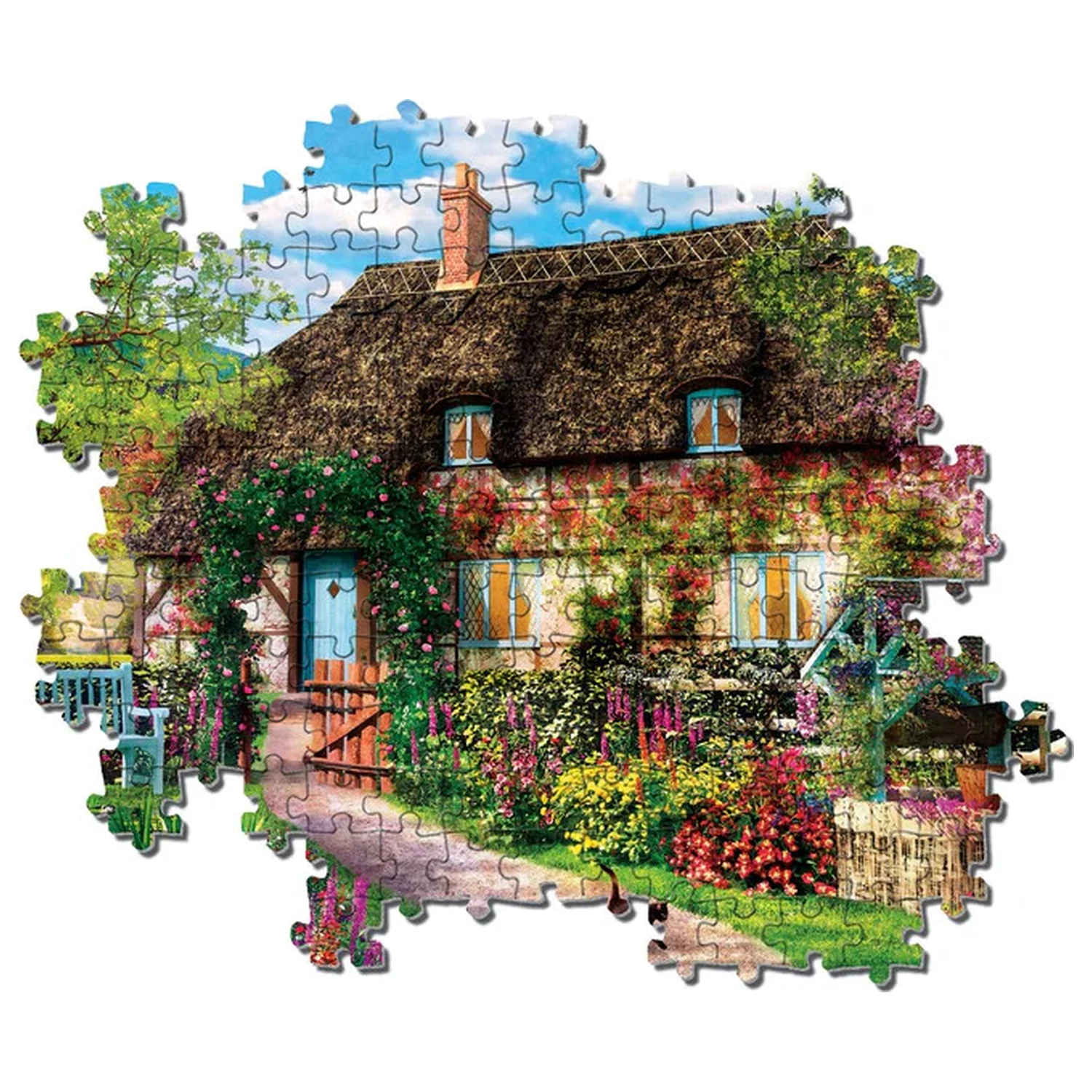 Old Cottage Secret Garden 1000-piese puzzle poza produsului