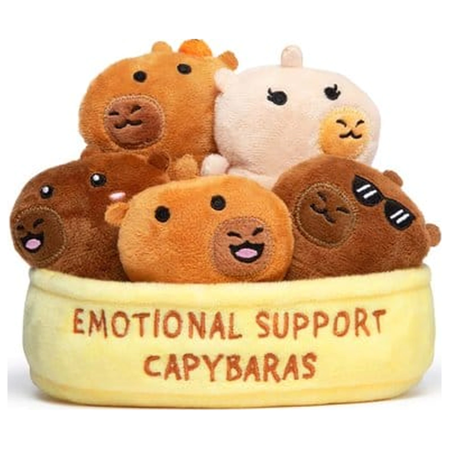 Relatable Emotional Support Plush Figure Capybaras poza produsului