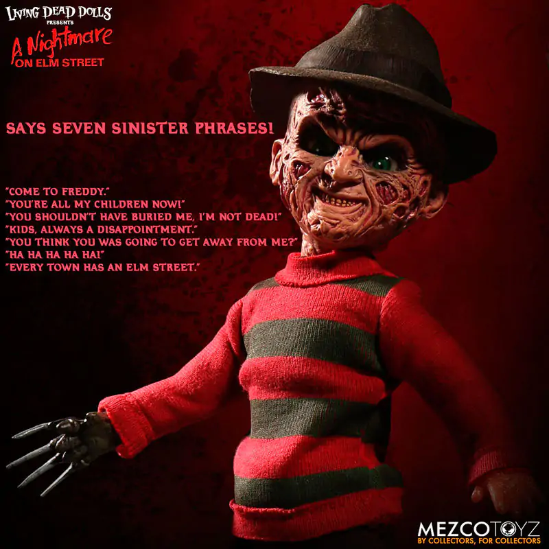 A Nightmare on Elm Street figurină Freddy Krueger 25cm cu sunet poza produsului