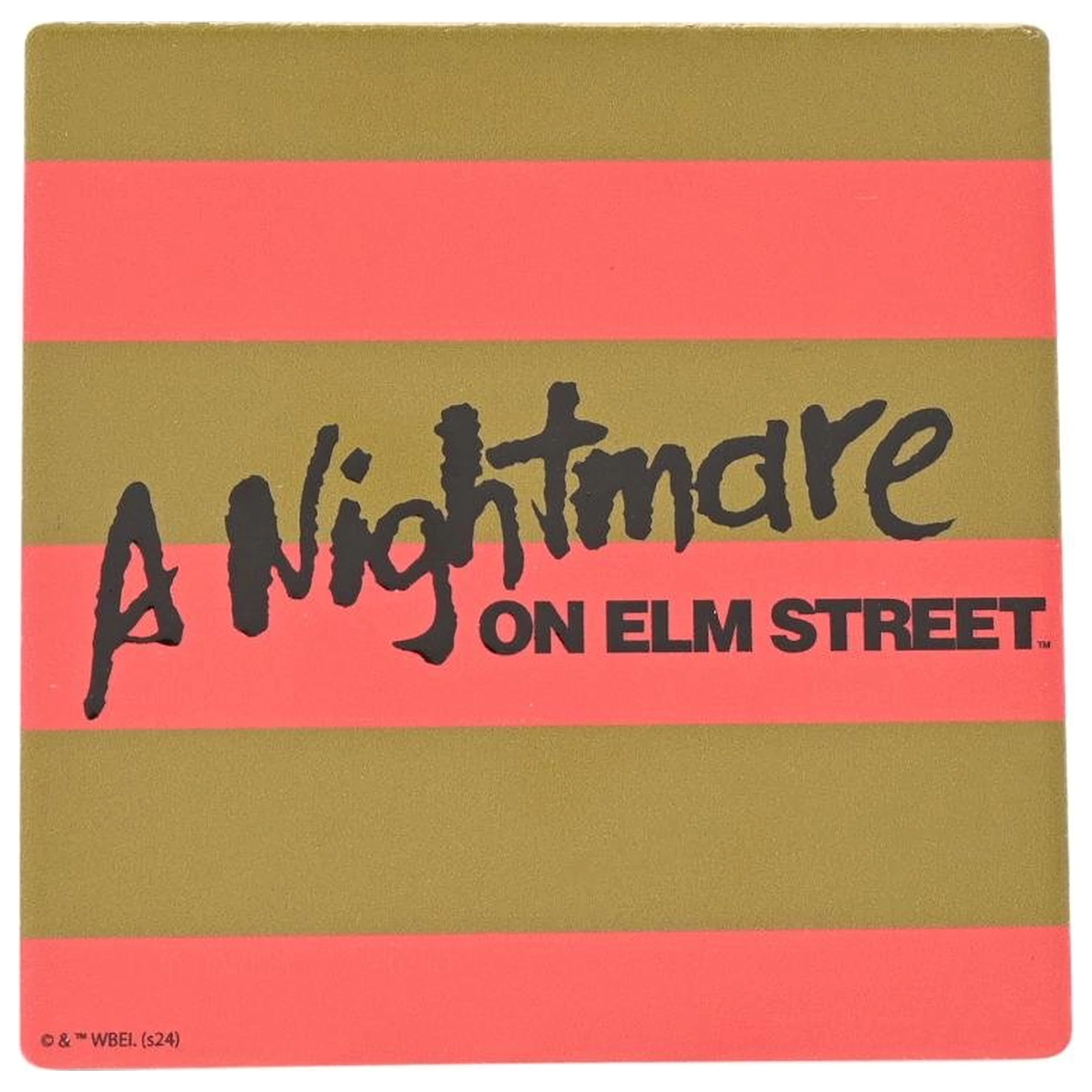 A Nightmare on Elm Street Freddy Stripes Suport de pahare patrat ceramic poza produsului
