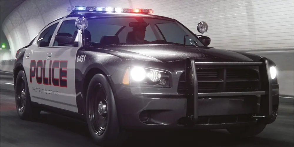 Prosop de baie Police Car, Prosop de plaja 70*140 cm poza produsului