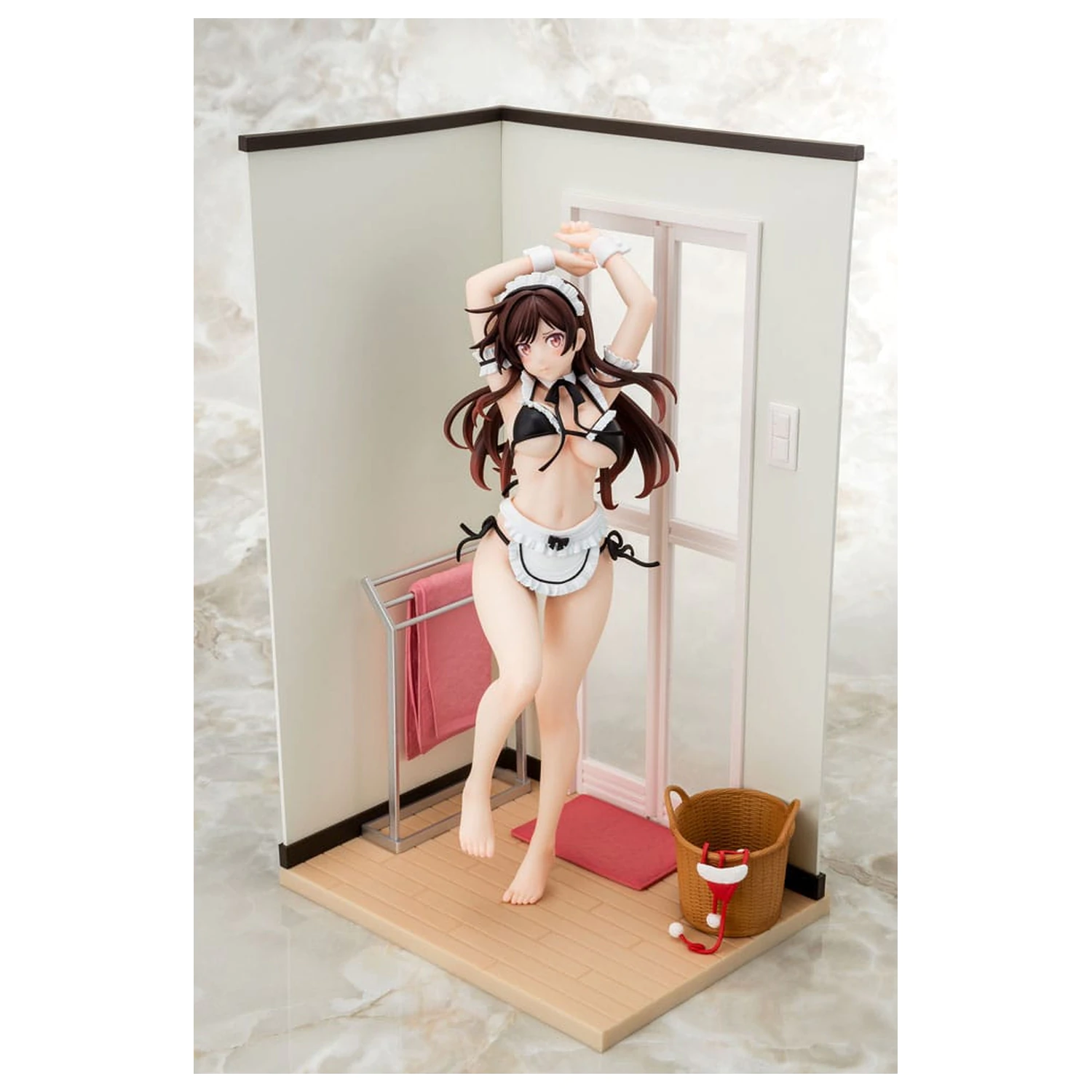 Rent-A-Girlfriend Statuie PVC 1/6 Chizuru Mizuhara Maid Bikini ni Okigae 30 cm poza produsului