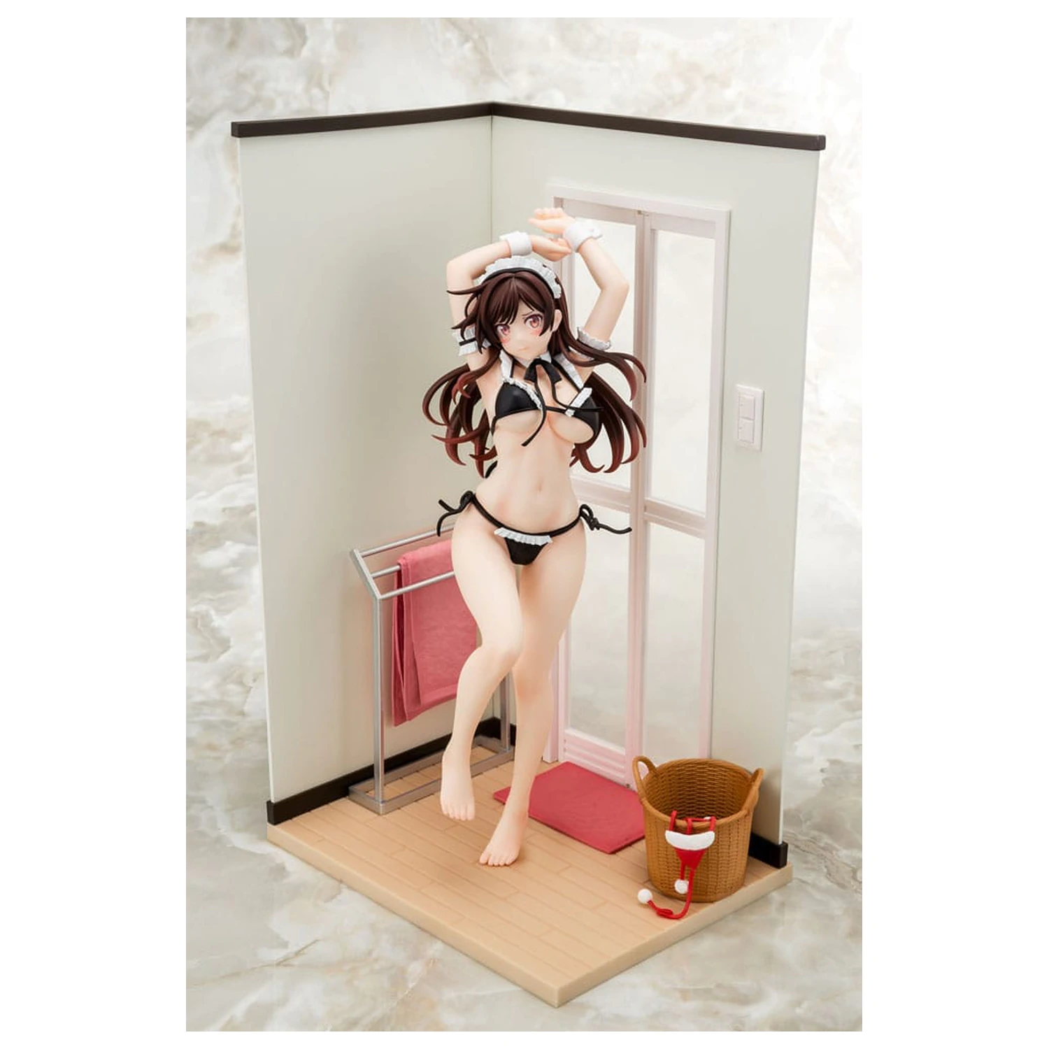 Rent-A-Girlfriend Statuie PVC 1/6 Chizuru Mizuhara Maid Bikini ni Okigae 30 cm poza produsului