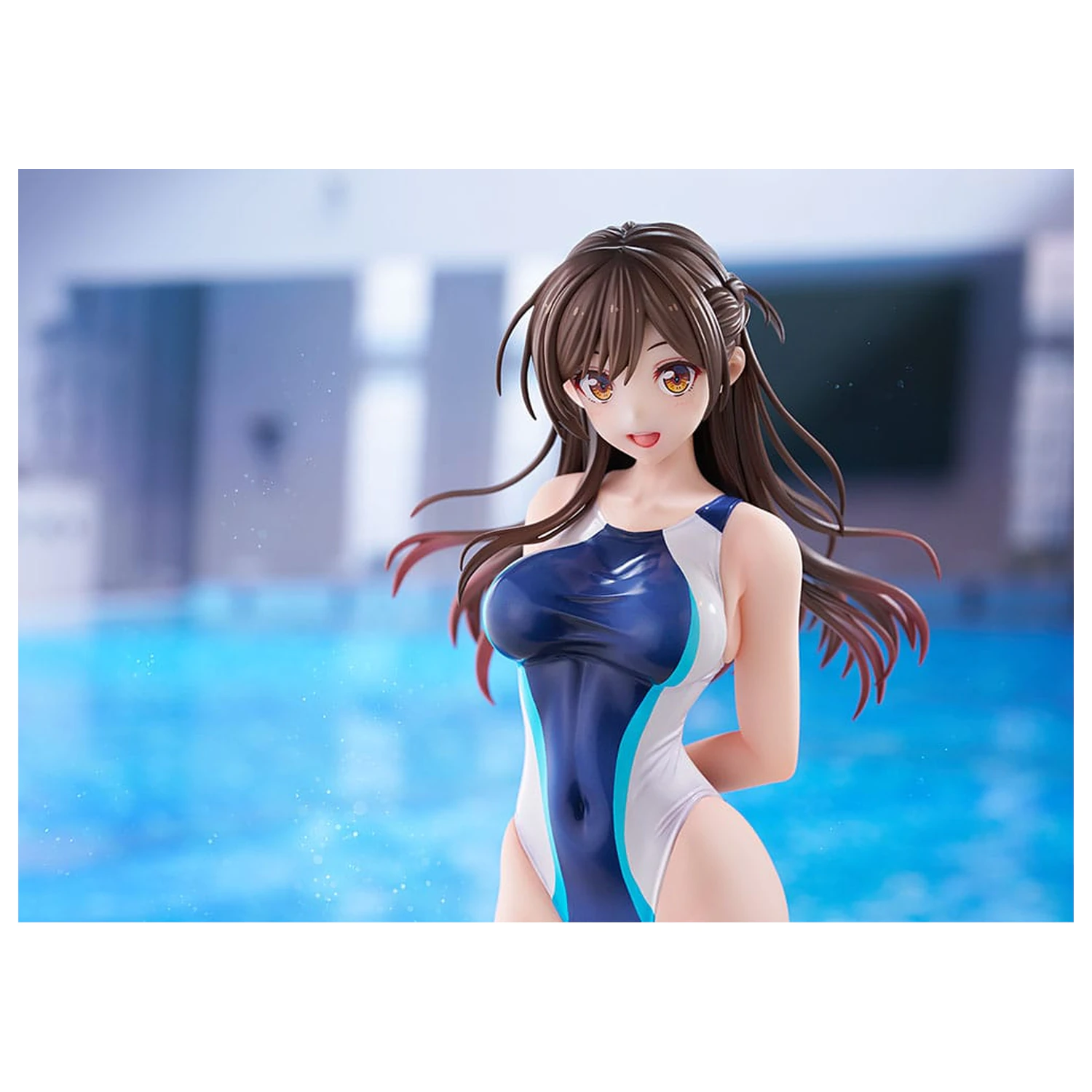 Rent-a-Girlfriend PVC Statuie 1/7 Chizuru Mizuhara Light Blue Line Swimwear Ver. 25 cm poza produsului