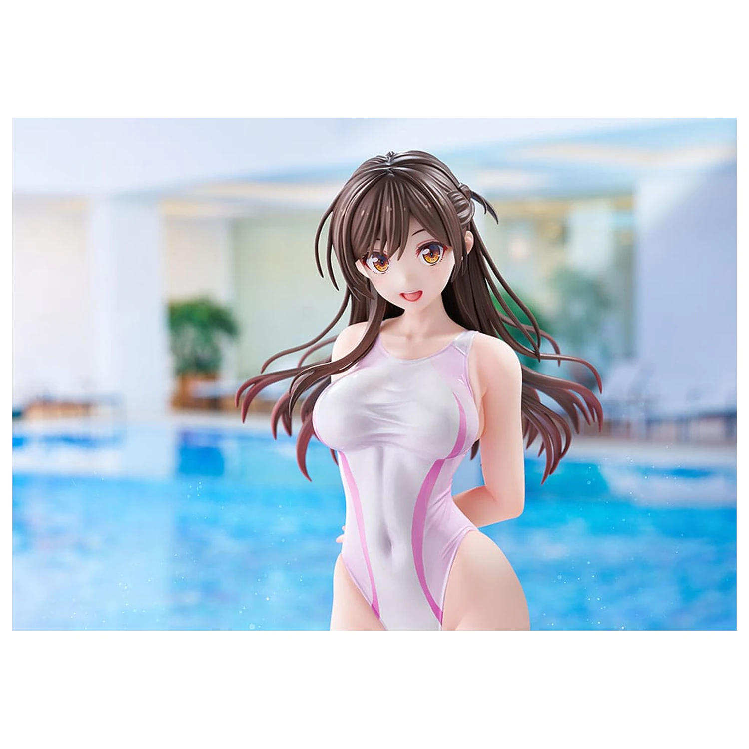 Rent-a-Girlfriend Statueta PVC 1/7 Chizuru Mizuhara Pink Line Swimwear Ver. 25 cm poza produsului