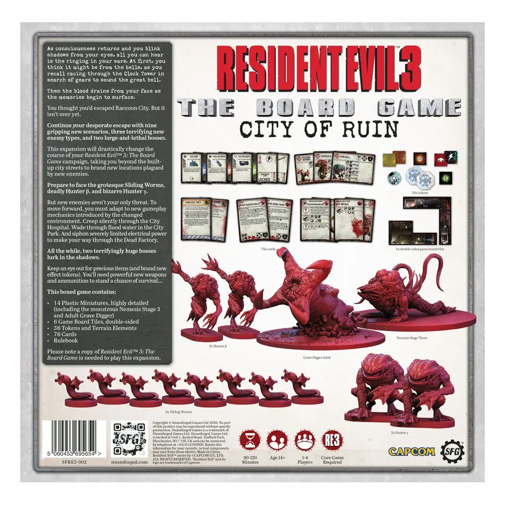 Resident Evil 3 Jocul de societate Extensia Orașul Ruinei *Versiune în Engleză* poza produsului