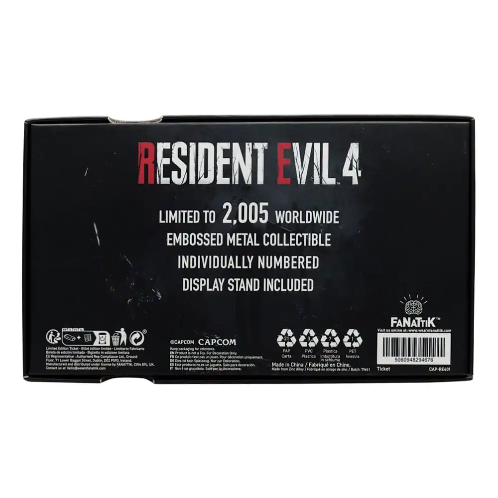 Resident Evil 4 Replica 1/1 Metal Exclusiv Upgrade Bilet poza produsului