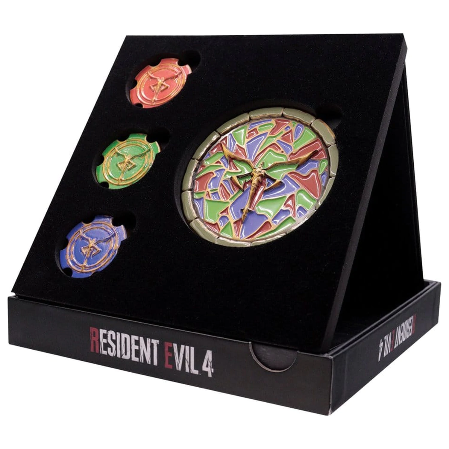 Resident Evil 4 Replica Church Puzzle Medallion Set poza produsului