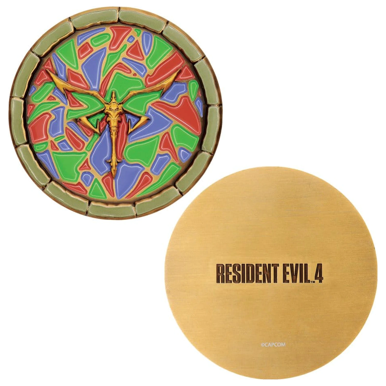 Resident Evil 4 Replica Church Puzzle Medallion Set poza produsului