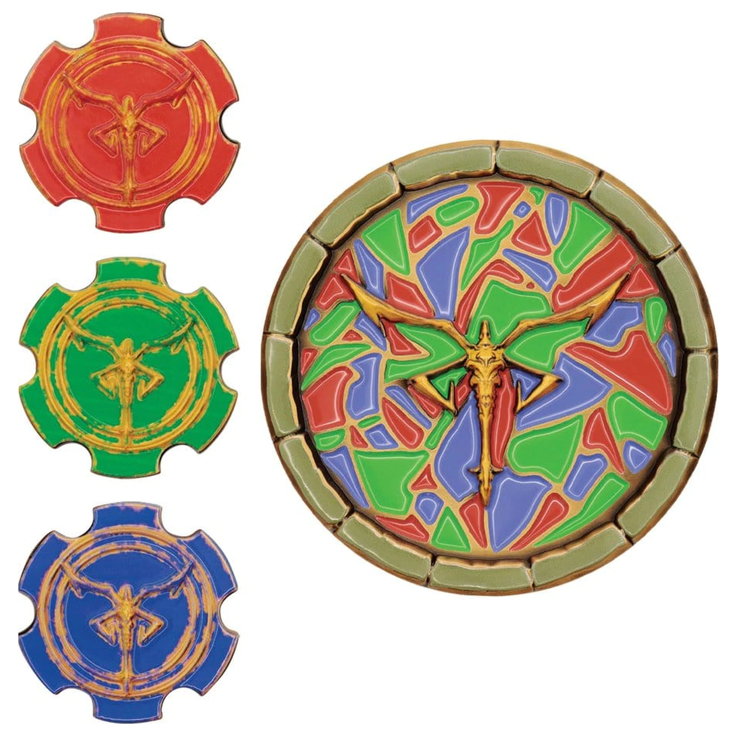 Resident Evil 4 Replica Church Puzzle Medallion Set poza produsului