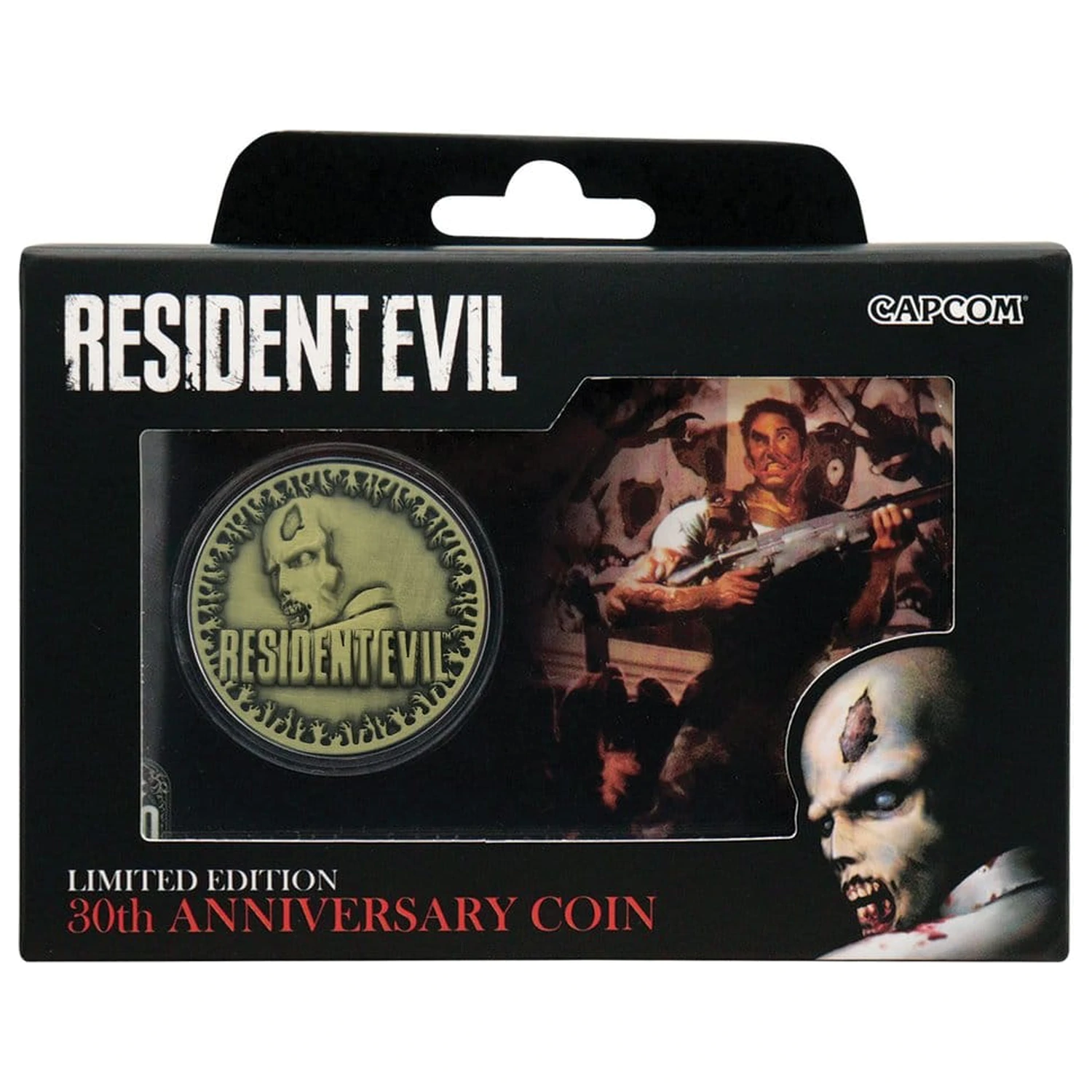 Resident Evil Collectable Coin 30th Anniversary Alamă Antic poza produsului