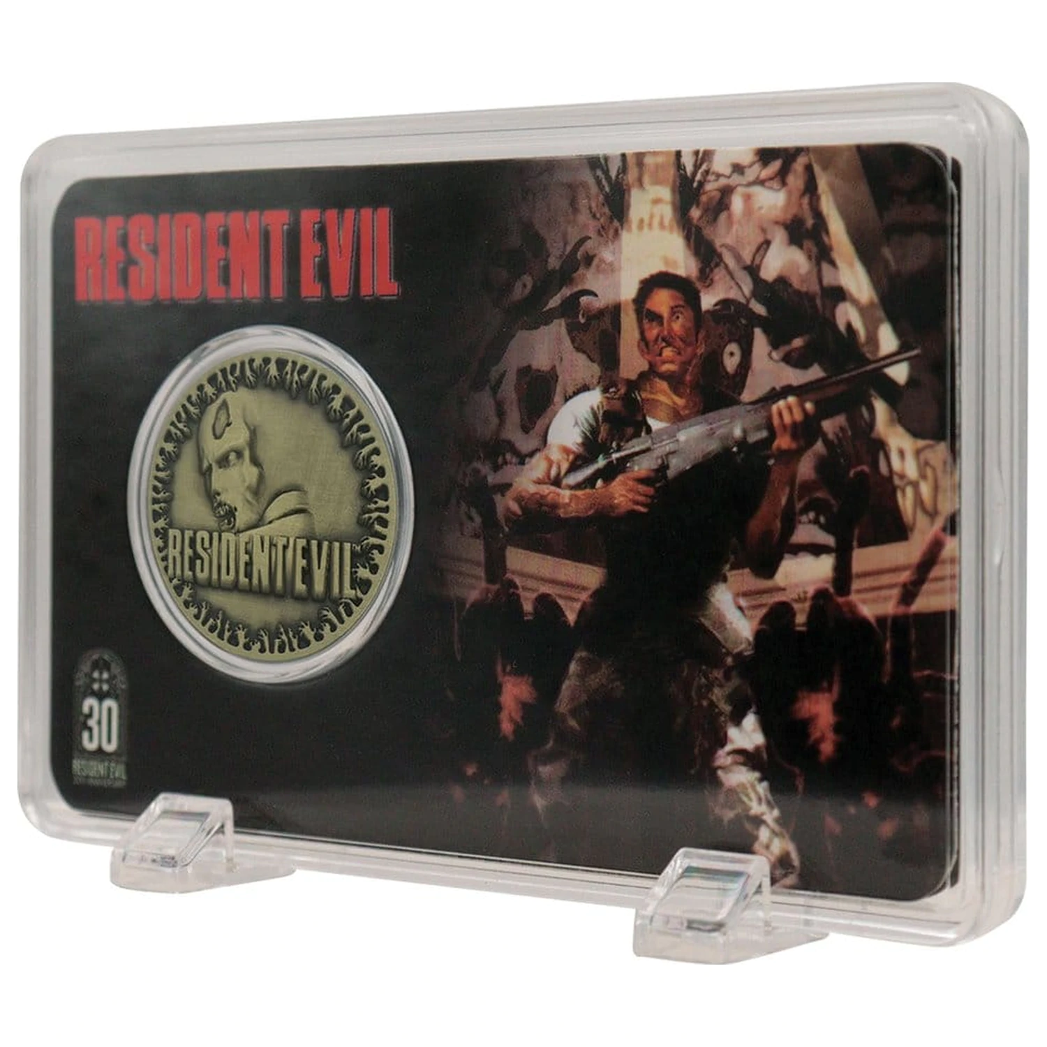 Resident Evil Collectable Coin 30th Anniversary Alamă Antic poza produsului
