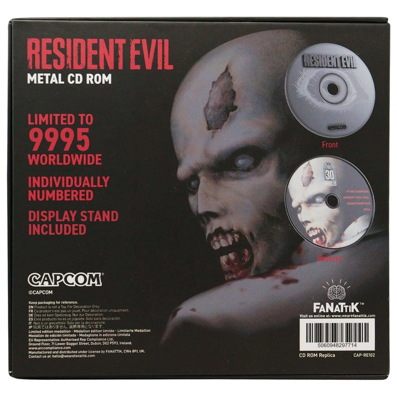 Resident Evil Replica CD-ROM 30th Anniversary Limited Edition 11 cm poza produsului