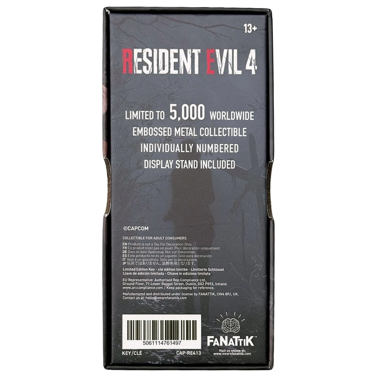 Resident Evil Replica Dungeon Key Editie Limitata 11 x 5 cm poza produsului