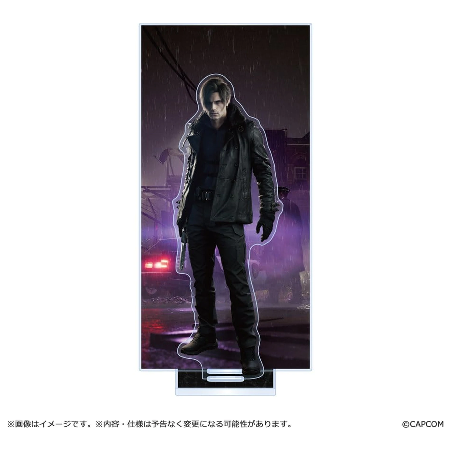 Resident Evil Requiem Stand acrilic Leon S Kennedy 16 cm poza produsului