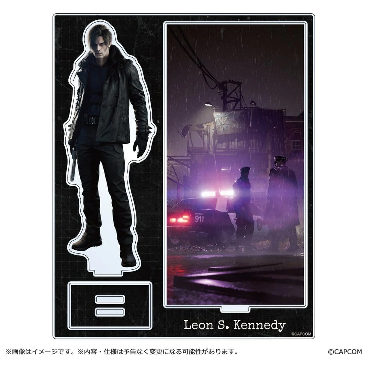 Resident Evil Requiem Stand acrilic Leon S Kennedy 16 cm poza produsului