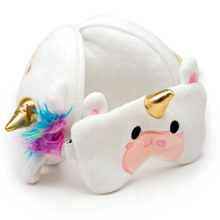 Relaxeazzz Unicorn pernă de călătorie și mască de ochi poza produsului