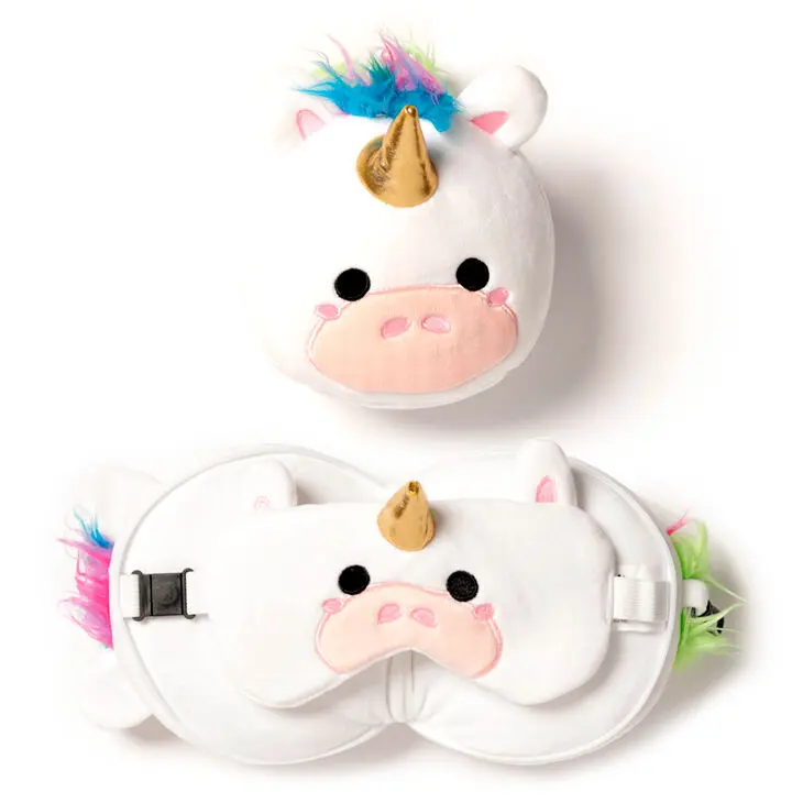 Relaxeazzz Unicorn pernă de călătorie și mască de ochi poza produsului