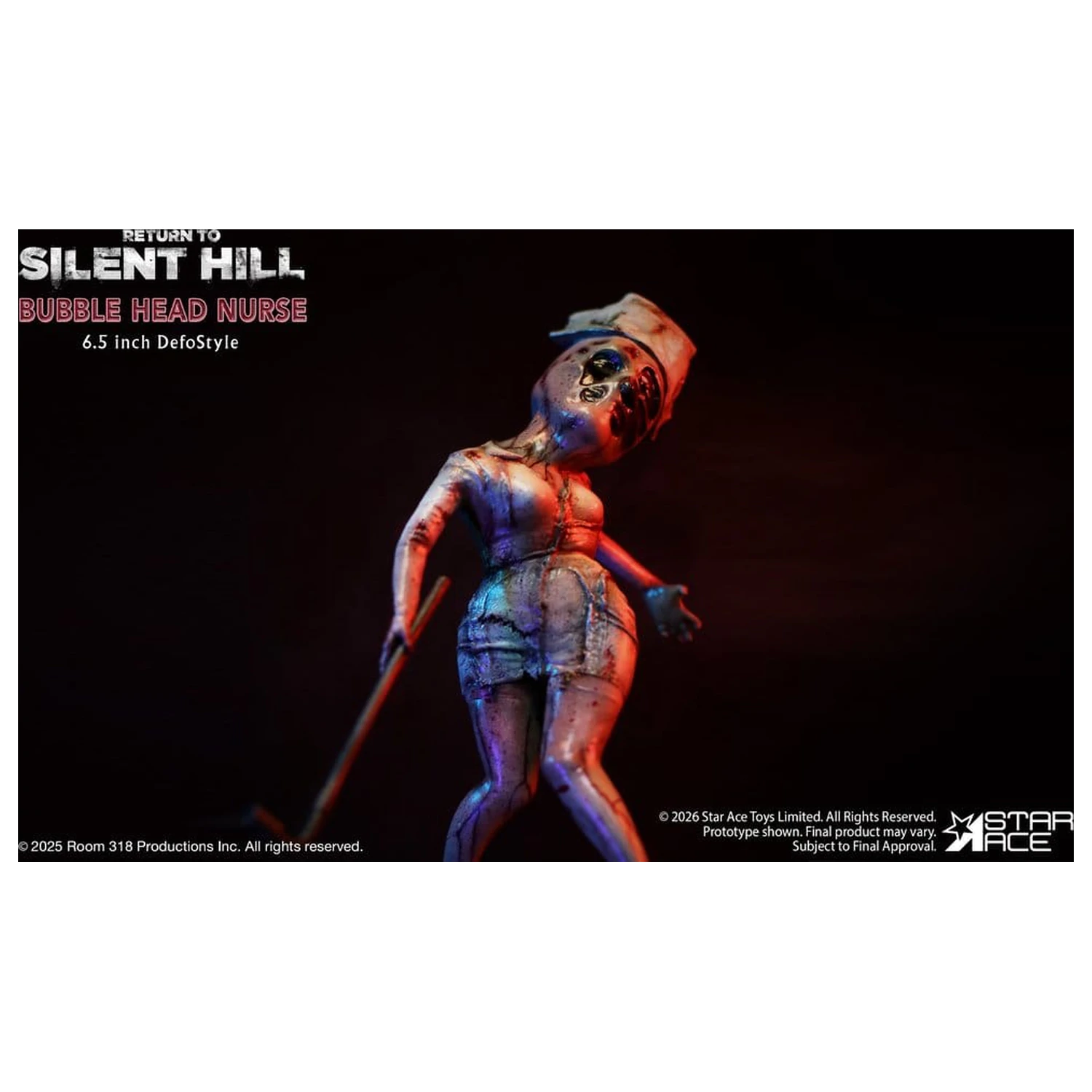 Return to Silent Hill (2026) DefoStyle Figura Bubble Head Nurse 16.5 cm poza produsului