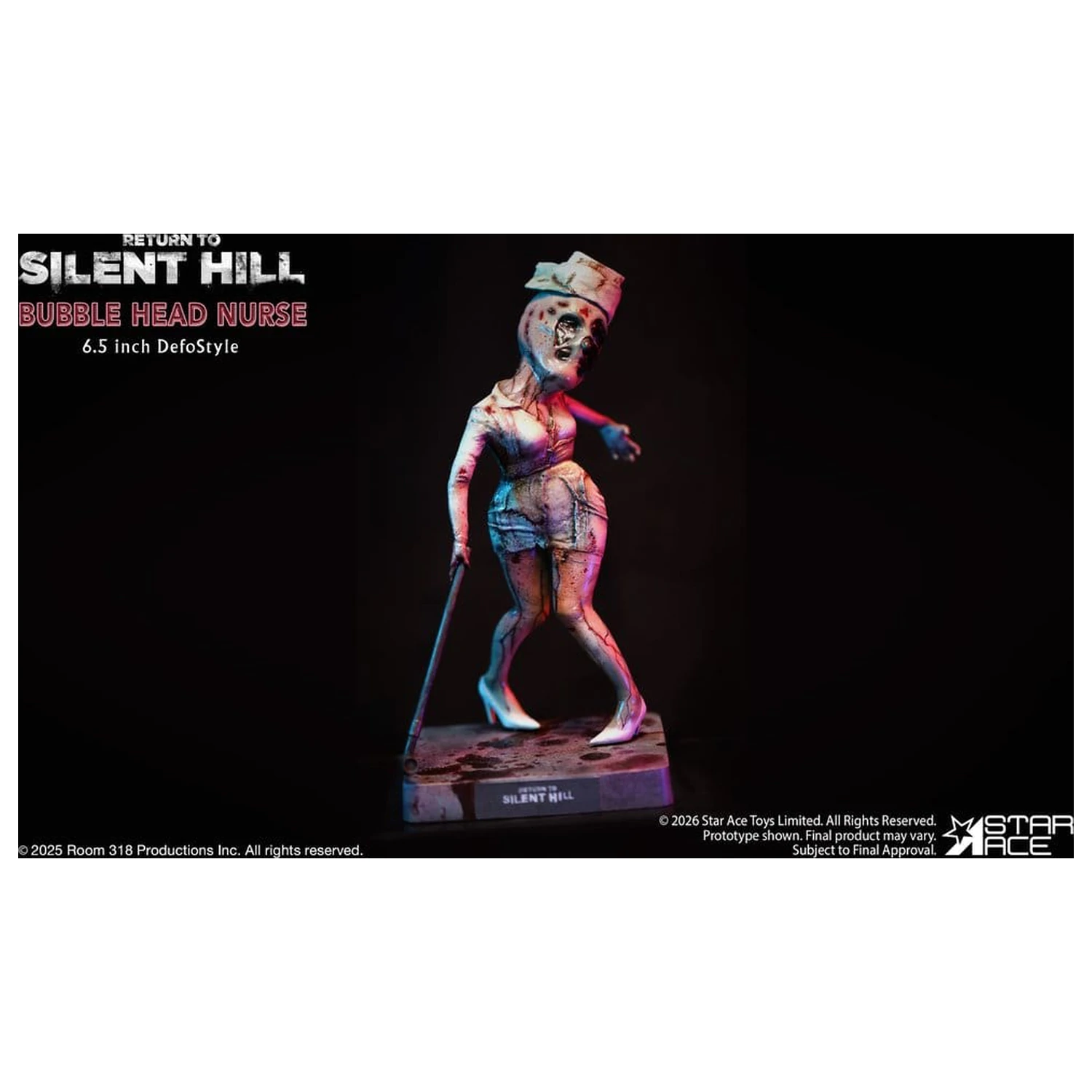 Return to Silent Hill (2026) DefoStyle Figura Bubble Head Nurse 16.5 cm poza produsului