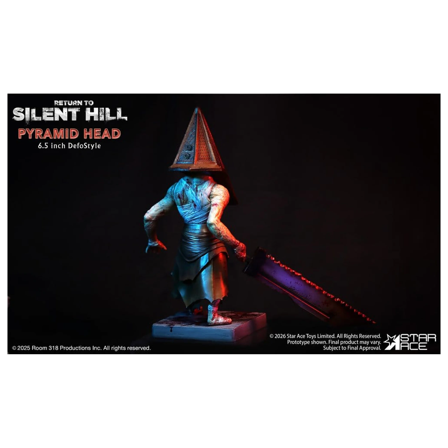 Return to Silent Hill (2026) figurina DefoStyle Pyramid Head 20 cm poza produsului