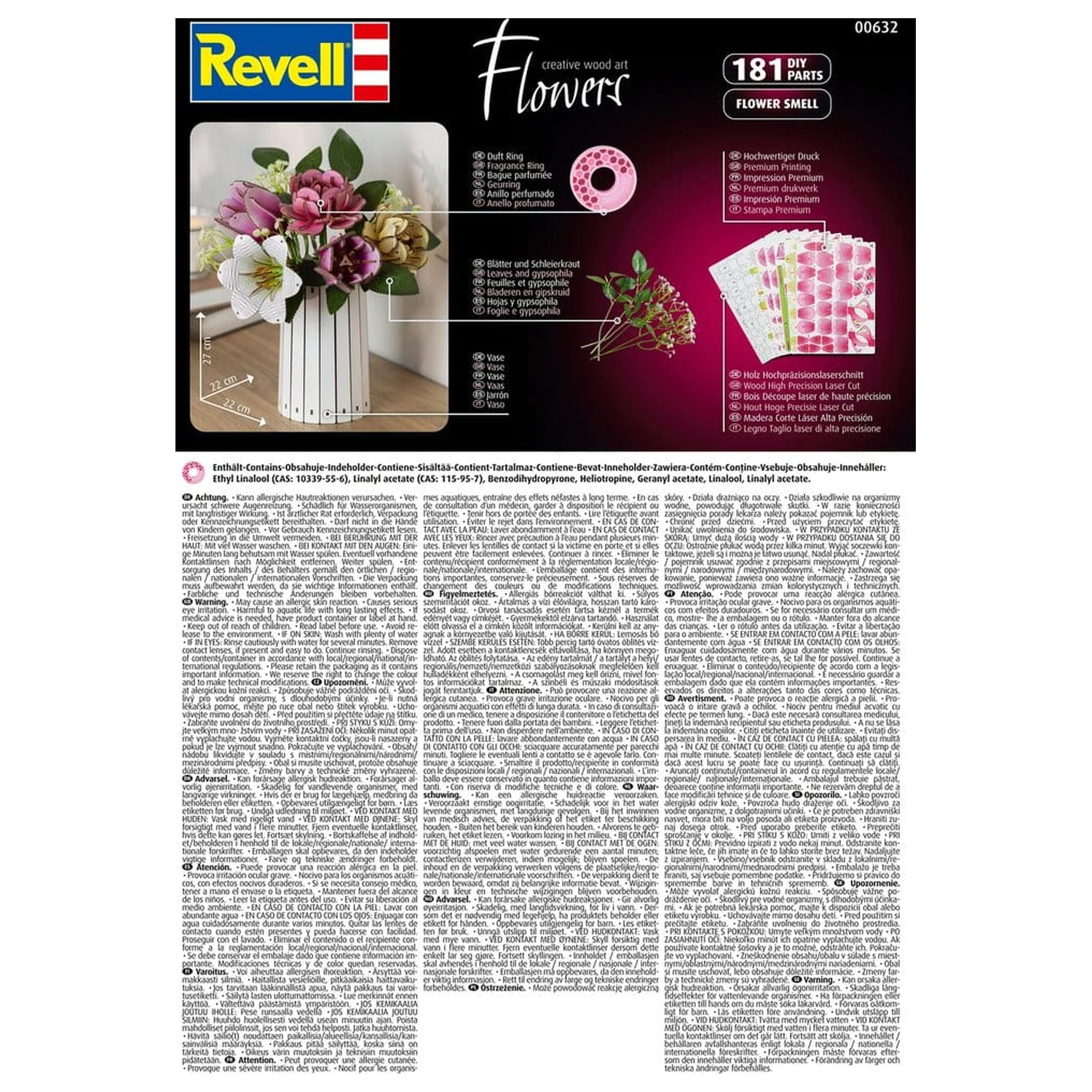 Revell Flowers Wooden Flowers Flower Garden 22 cm poza produsului