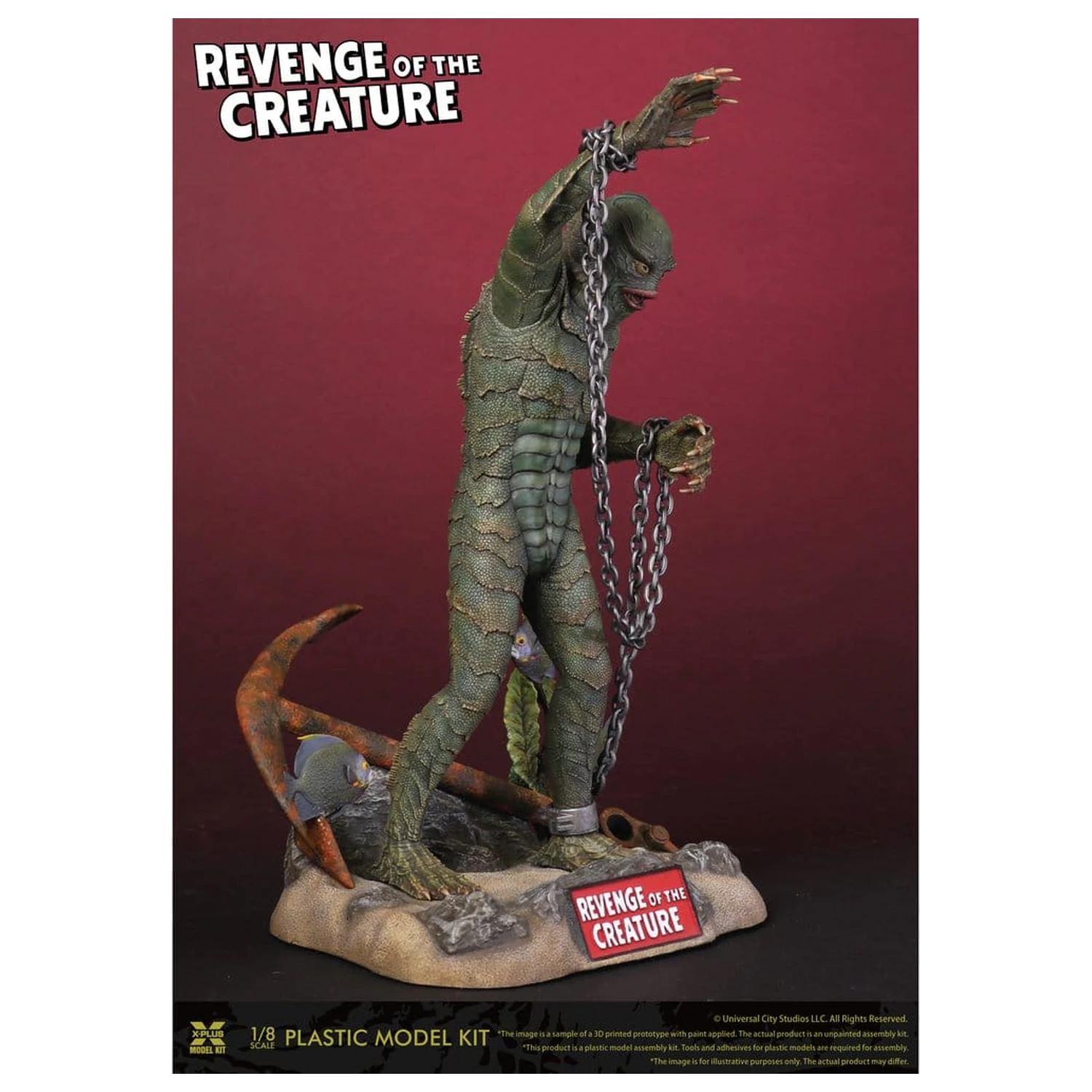 Revenge of the Creature Set model de plastic 1/8 Revenge of the Creature 28 cm (Reproducere) poza produsului