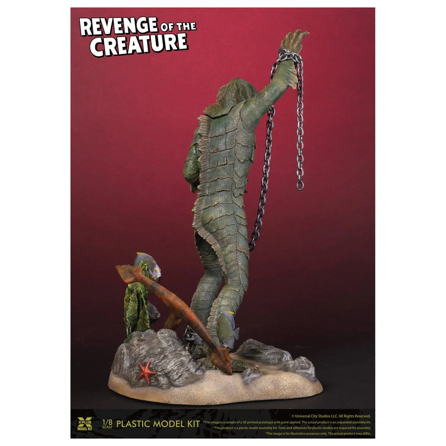 Revenge of the Creature Set model de plastic 1/8 Revenge of the Creature 28 cm (Reproducere) poza produsului