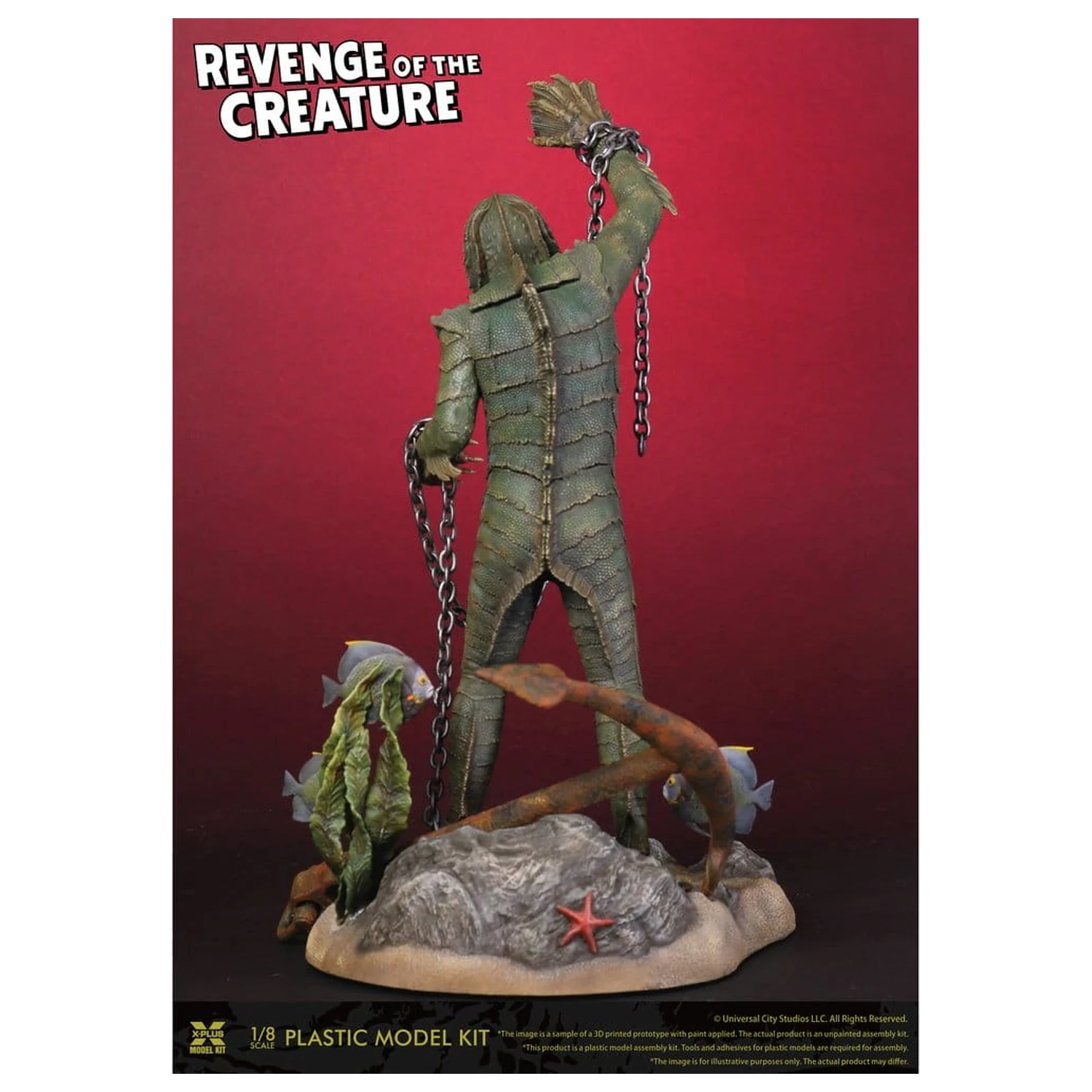 Revenge of the Creature Set model de plastic 1/8 Revenge of the Creature 28 cm (Reproducere) poza produsului