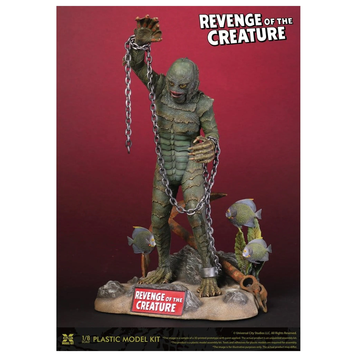 Revenge of the Creature Set model de plastic 1/8 Revenge of the Creature 28 cm (Reproducere) poza produsului