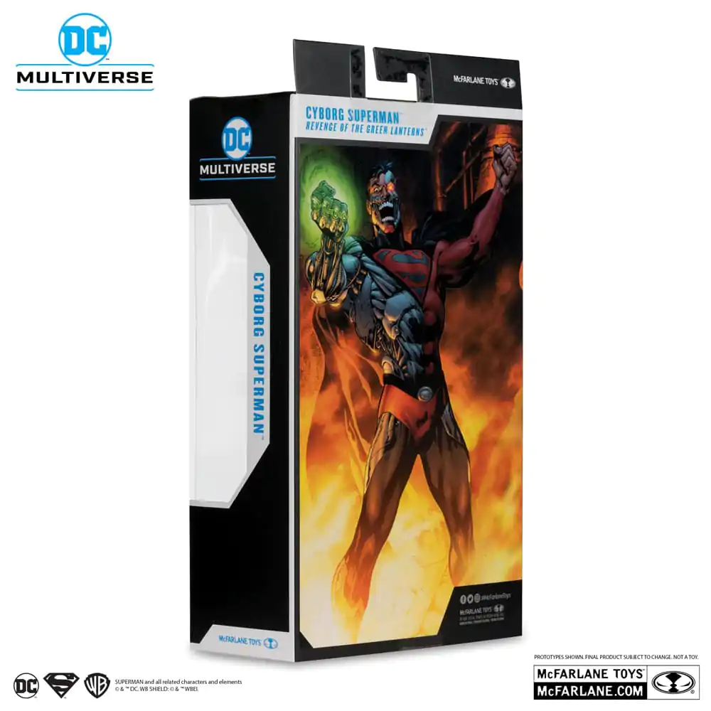 Revenge of the Green Lanterns DC Multiverse Figurina de actiune Cyborg Superman (Gold Label) 18 cm poza produsului