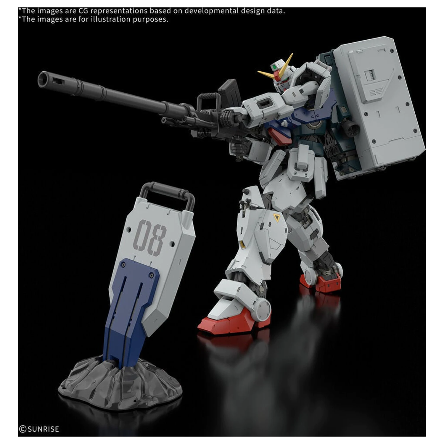 RG 1/144 Gundam Ground Type Mobile Suit Gundam The 08th MS Team set de model poza produsului
