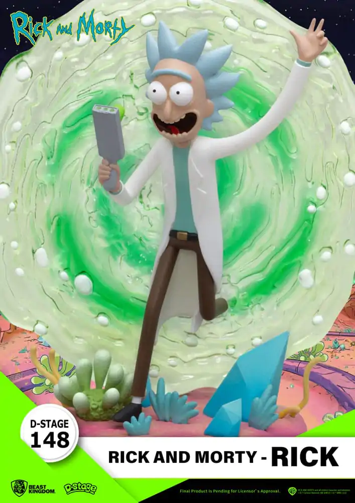 Rick &amp; Morty D-Stage PVC Diorama Rick 14 cm poza produsului