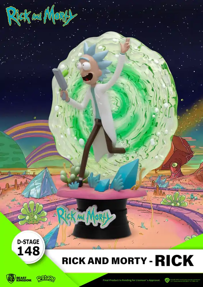 Rick &amp; Morty D-Stage PVC Diorama Rick 14 cm poza produsului