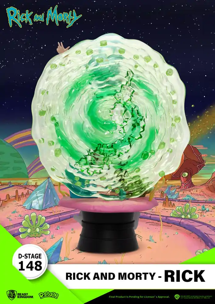 Rick &amp; Morty D-Stage PVC Diorama Rick 14 cm poza produsului
