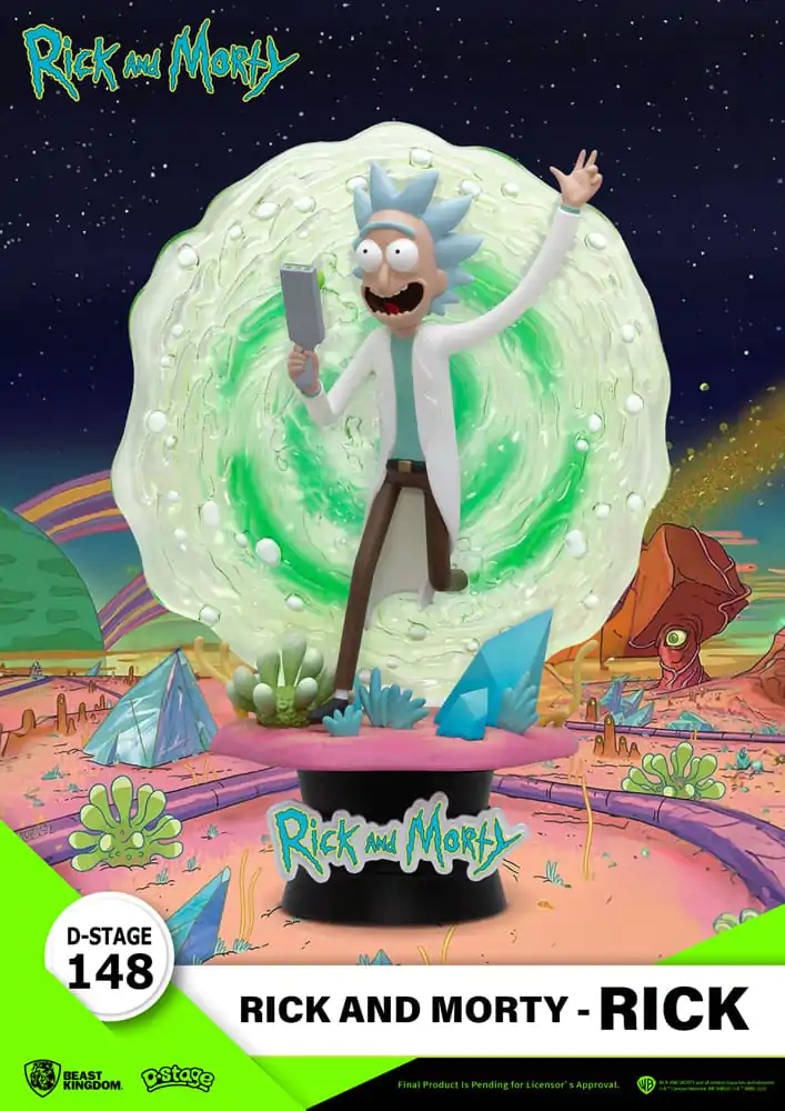 Rick &amp; Morty D-Stage PVC Diorama Rick 14 cm poza produsului