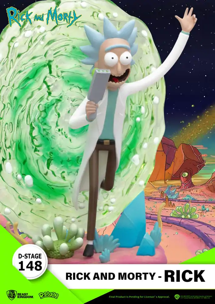 Rick &amp; Morty D-Stage PVC Diorama Rick 14 cm poza produsului