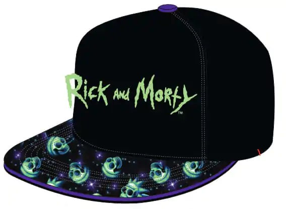 Rick & Morty Curved Bill Șapcă Logo Neon poza produsului