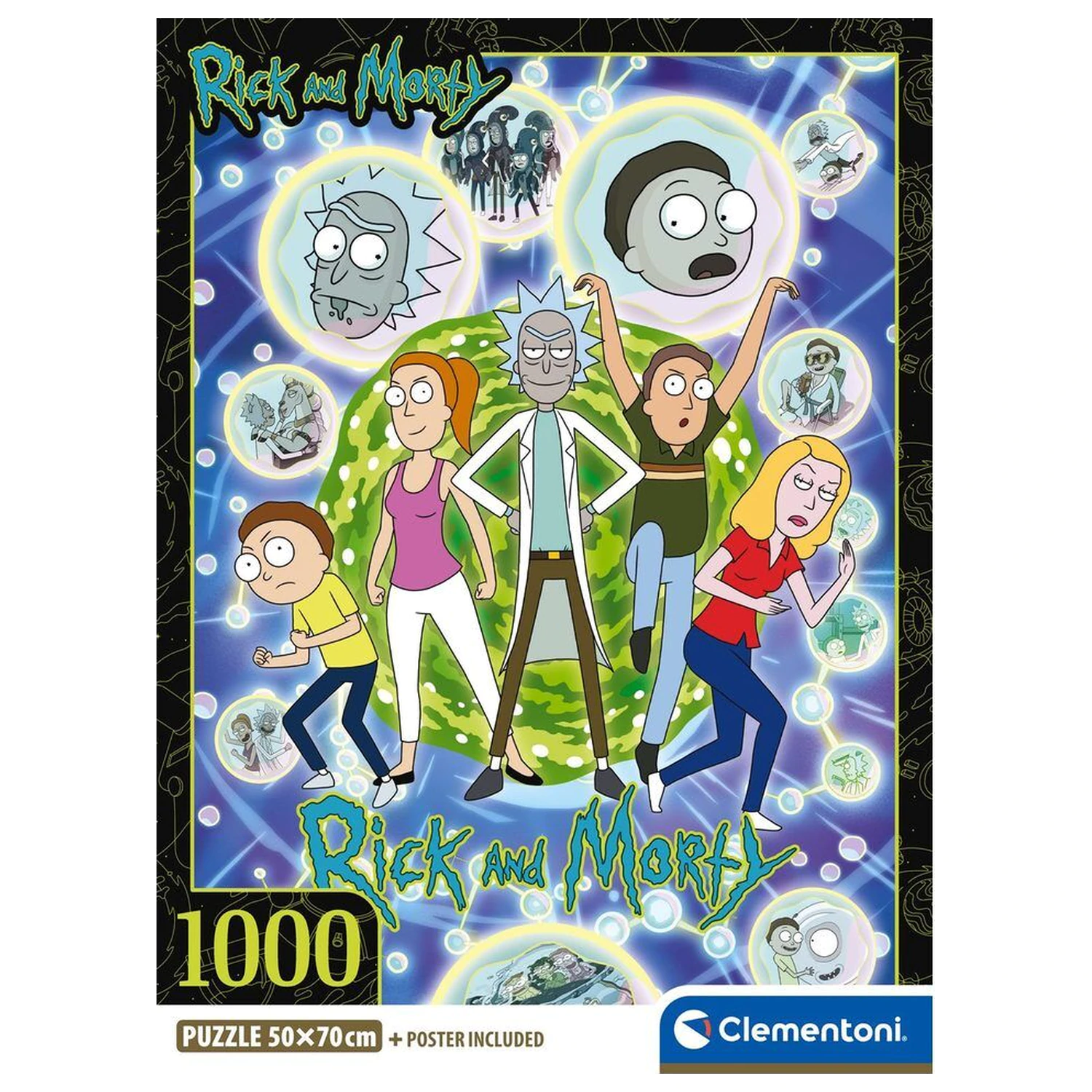 Rick and Morty 1 puzzle 1000 piese poza produsului