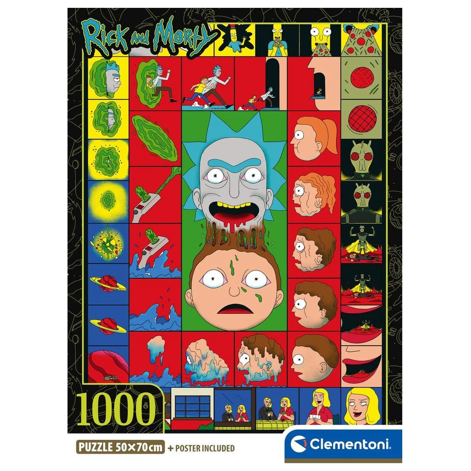 Rick and Morty 3 puzzle 1000 piese poza produsului
