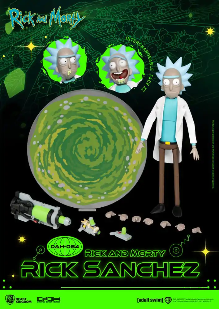 Rick and Morty Dynamic 8ction Heroes figurină de acțiune 1/9 Rick Sanchez 23 cm poza produsului