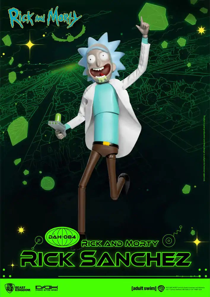 Rick and Morty Dynamic 8ction Heroes figurină de acțiune 1/9 Rick Sanchez 23 cm poza produsului