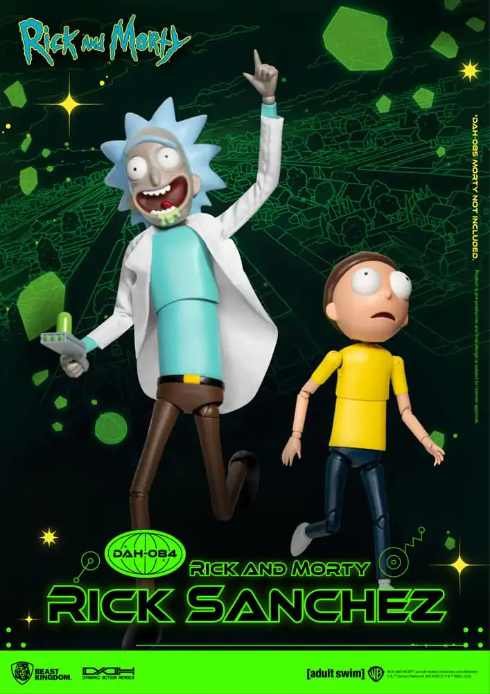 Rick and Morty Dynamic 8ction Heroes figurină de acțiune 1/9 Rick Sanchez 23 cm poza produsului