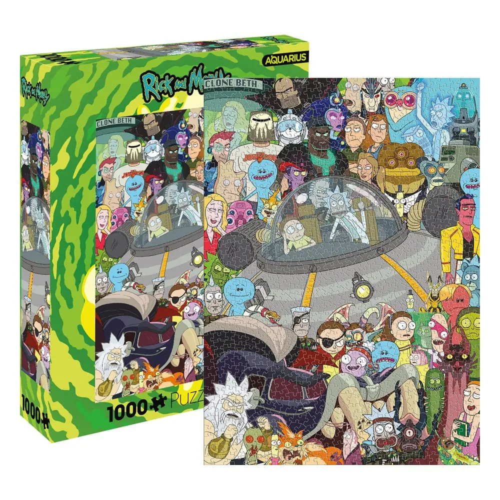 Rick and Morty Puzzle tip jigsaw (1000 de piese) poza produsului