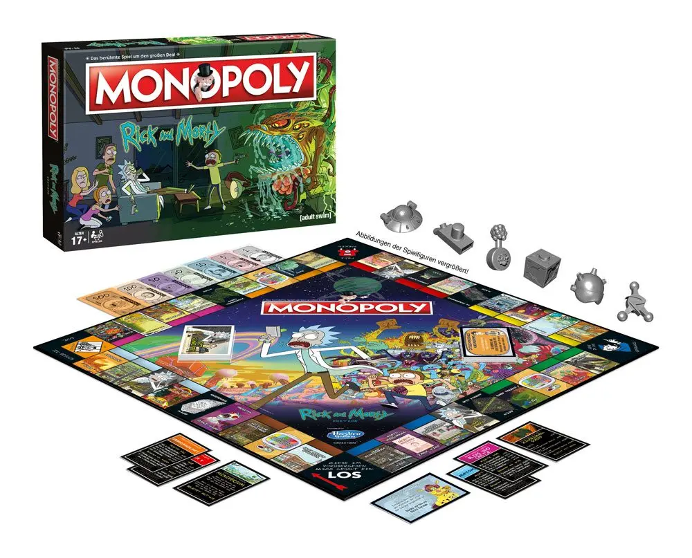 Rick and Morty Board Game Monopoly *Versiunea germană* poza produsului