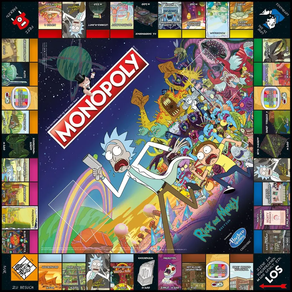 Rick and Morty Board Game Monopoly *Versiunea germană* poza produsului